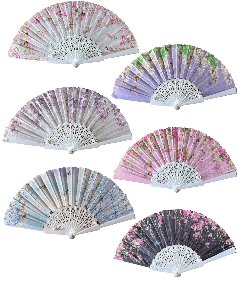 Floral Hand Fans - Assorted